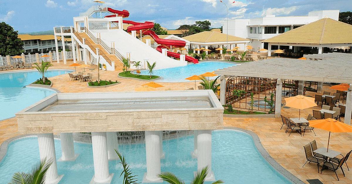 Cafe Ou Cafe E Almoco Lacqua Parque Aquatico 24 Horas Caldas Novas Bagian luar foto
